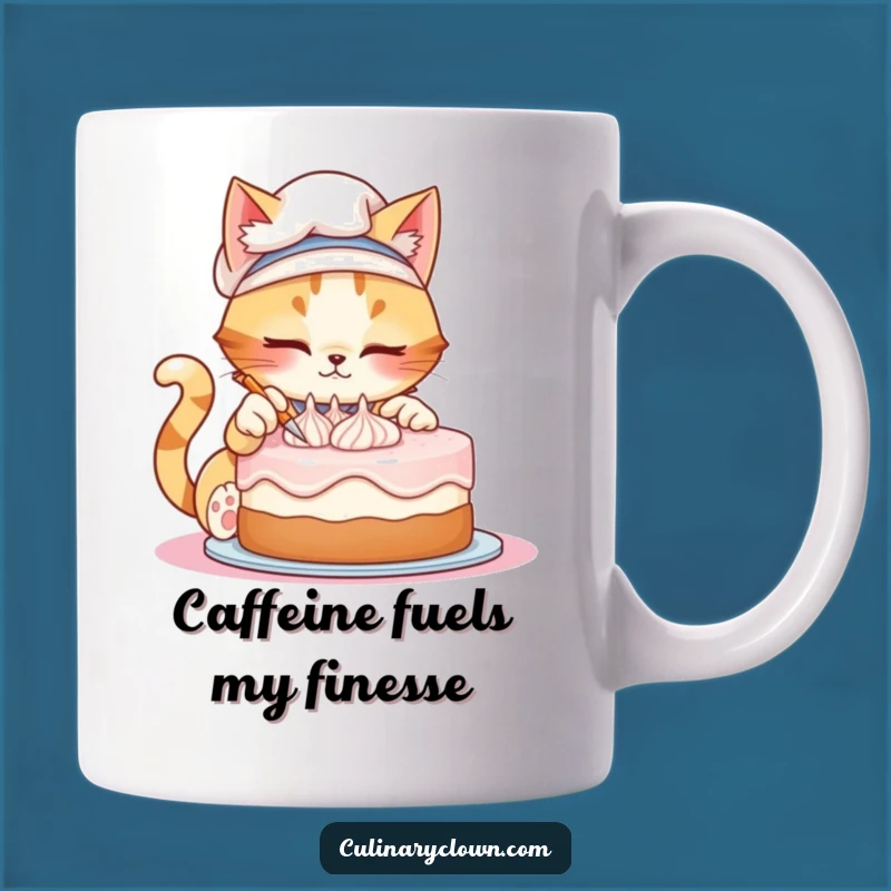 Funny Cat Chef Cake Decorating Mug - Perfect Chef Gift Idea