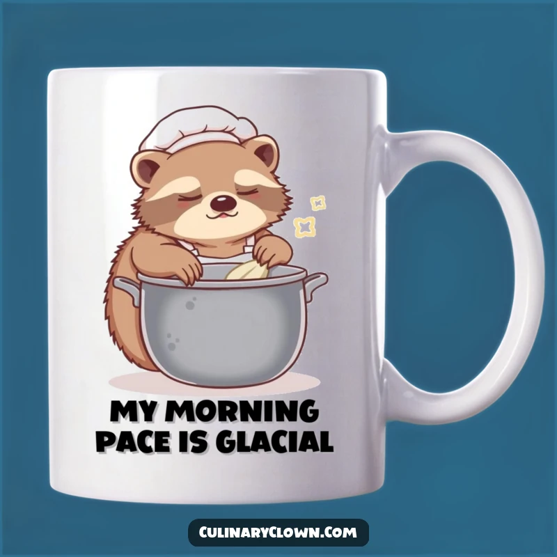 Funny Sloth Chef Mug: A Slow Stirring Masterpiece for Coffee Lovers