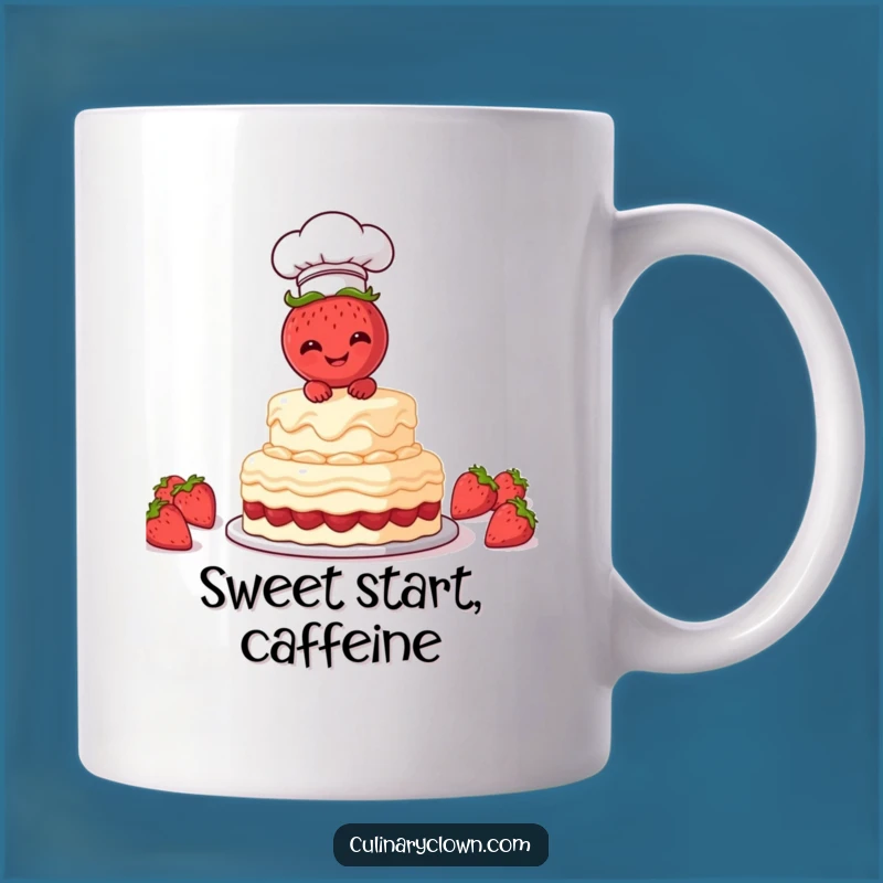 Funny Chef Strawberry Mug: Hilarious Baking Delight, Perfect Gift for Bakers