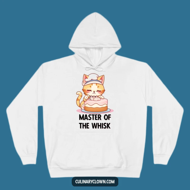 Cozy Funny Cat Chef Hoodie - Warm & Hilarious Baking Gift
