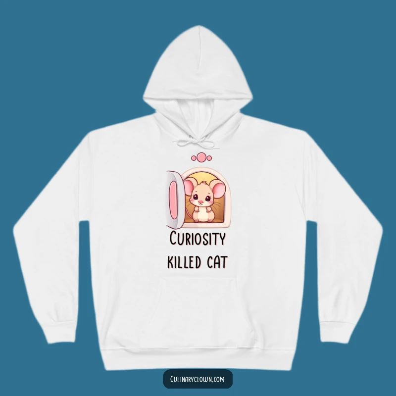 Cozy Funny Mouse Oven Hoodie - Warmth and Kitchen Curiosity