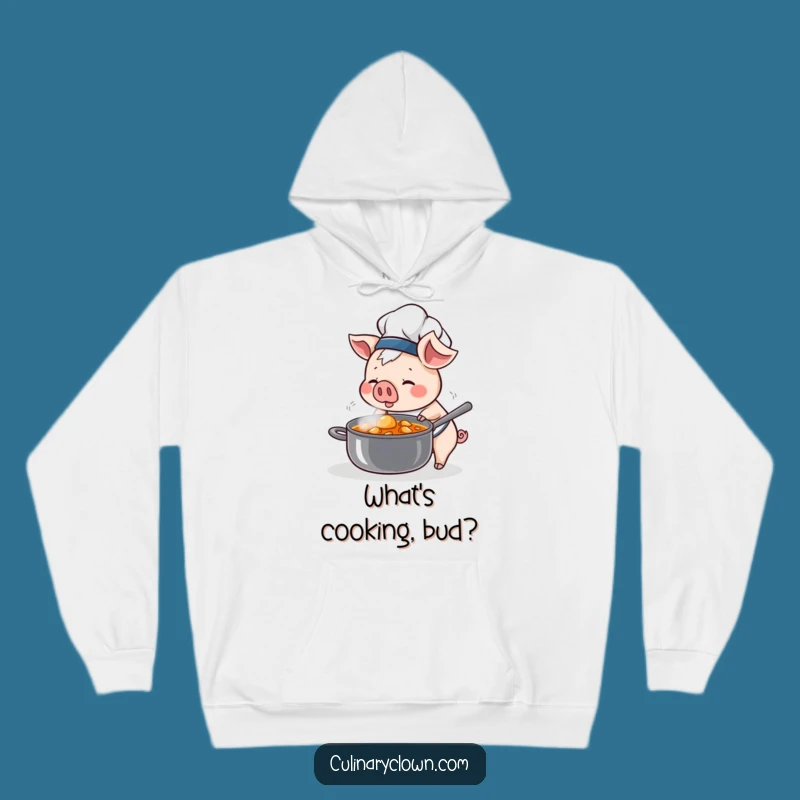 Funny Kawaii Pig Chef Hoodie: Cozy Up with Culinary Curiosity