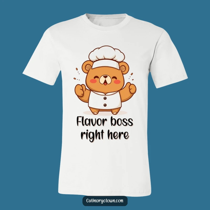 Funny Kawaii Bear Chef T-Shirt Wear Your Culinary Passion Proudly