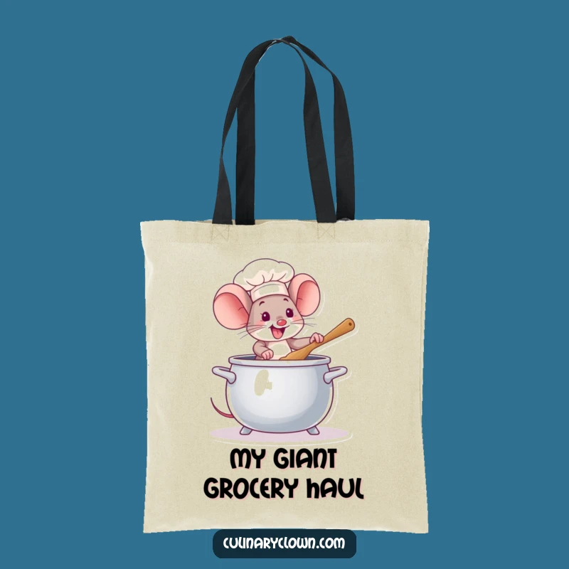 Funny Mouse Chef Tote Bag: Carry Your Culinary Dreams