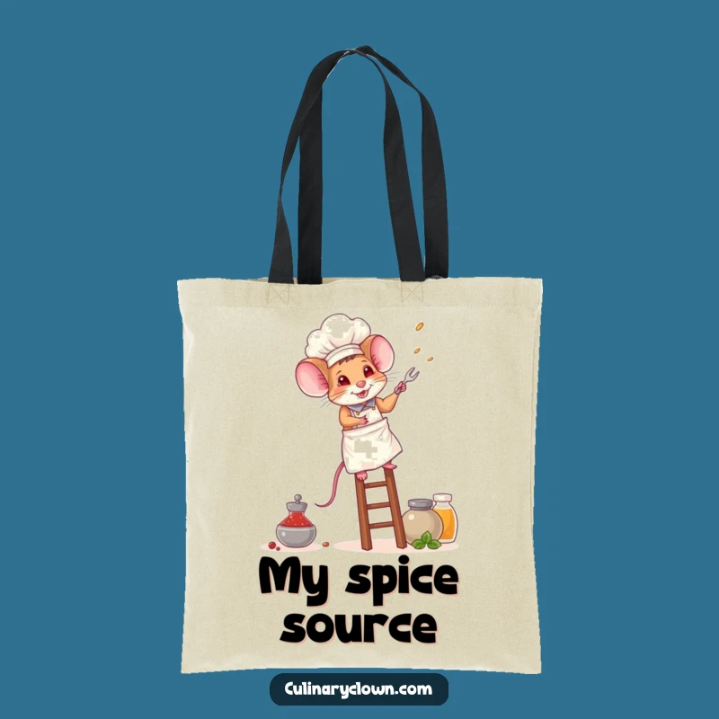 Funny Mouse Chef Tote Bag: Carry Your Ingredients, Perfect Gift