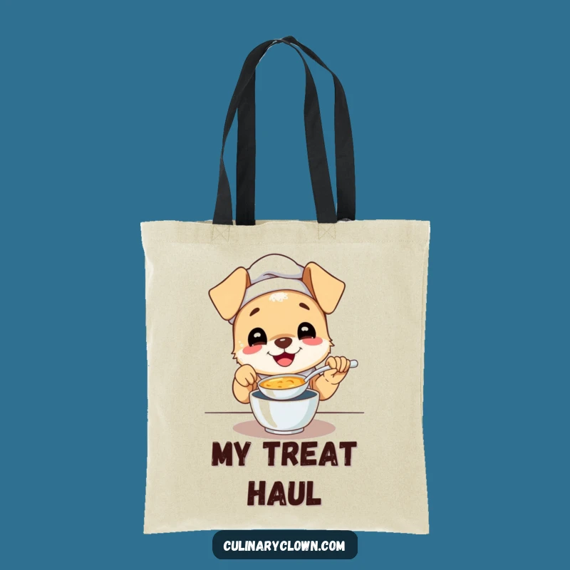Funny Puppy Chef Tote Bag - Carry Your Happiness Around